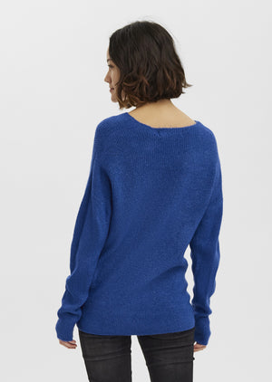 Tricot Pull Cobalt/color
