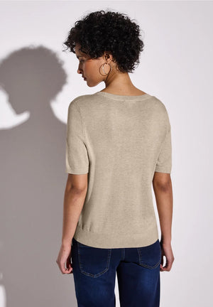 Tricot Pull Beige/color
