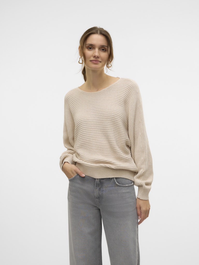 Tricot Pull L. Beige/color