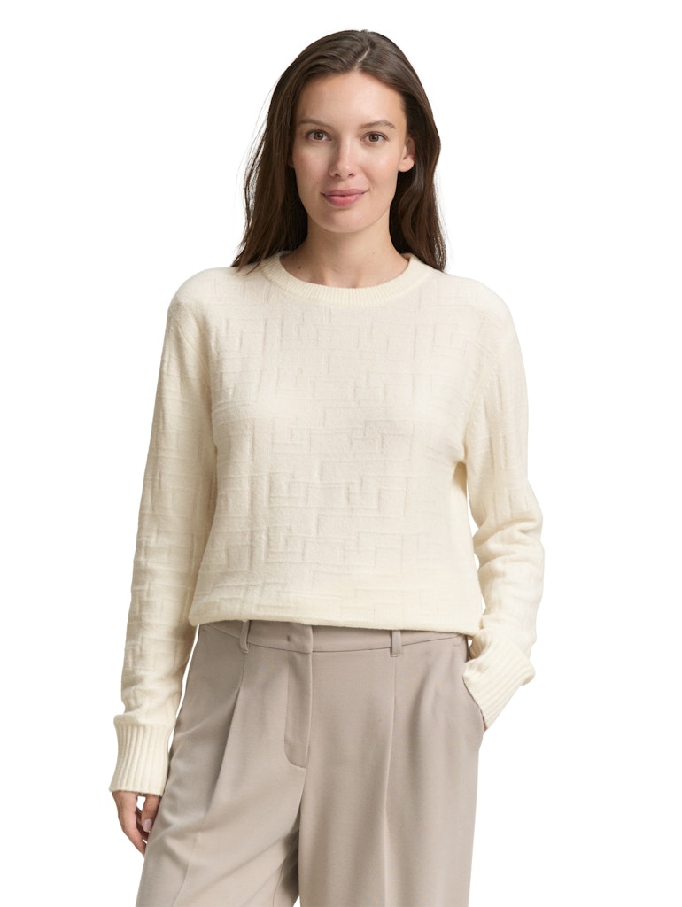 Tricot Pull Ecru