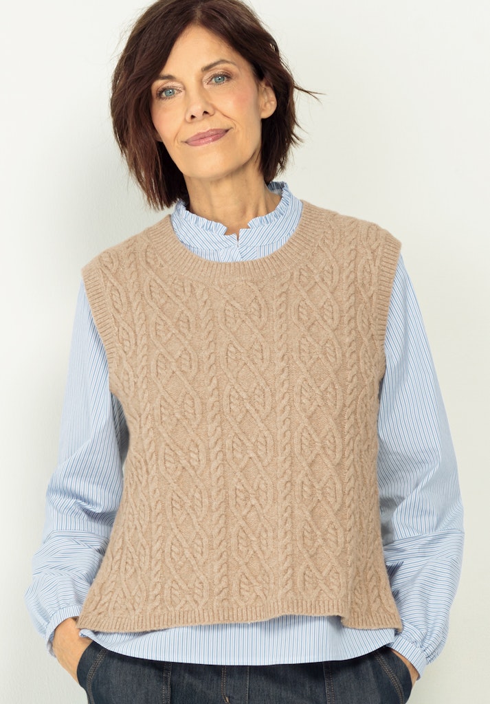 Tricot Pull Beige