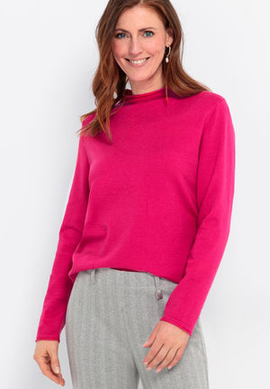 Tricot Pull Fuchsia