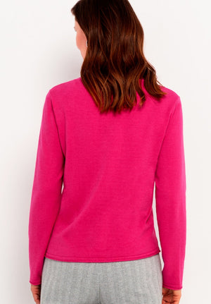 Tricot Pull Fuchsia