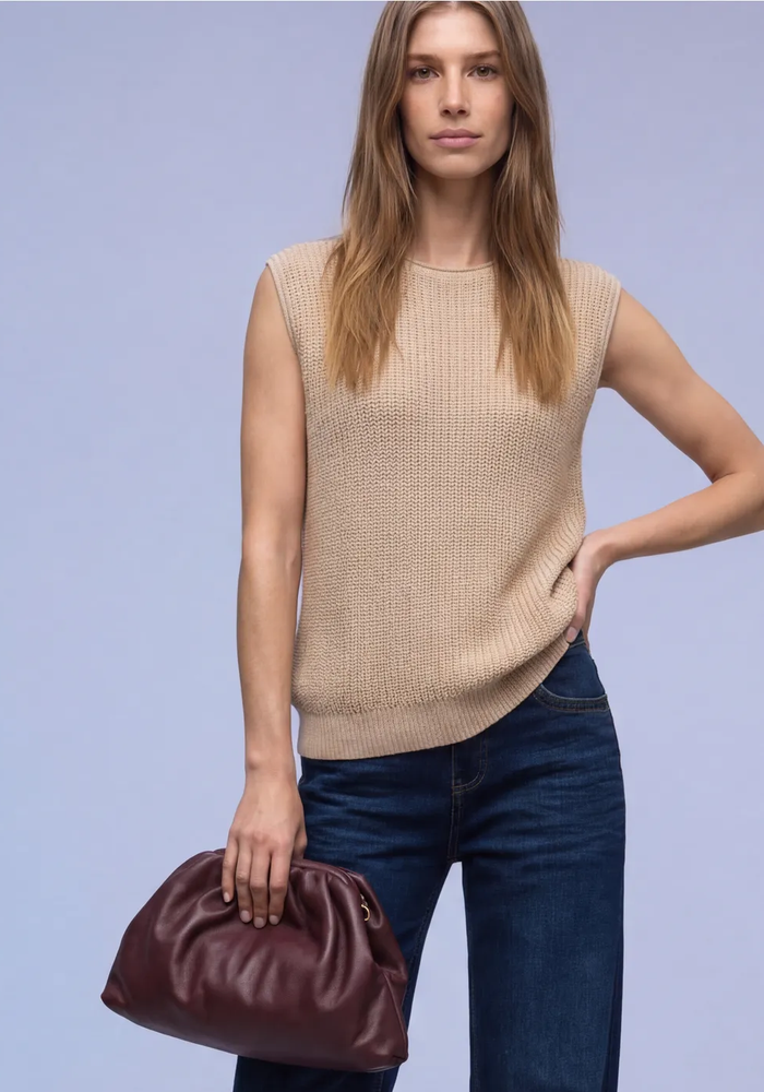 Tricot Pull L. Beige uni