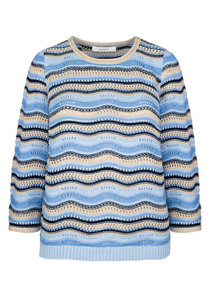 Tricot Pull Blauw/multi