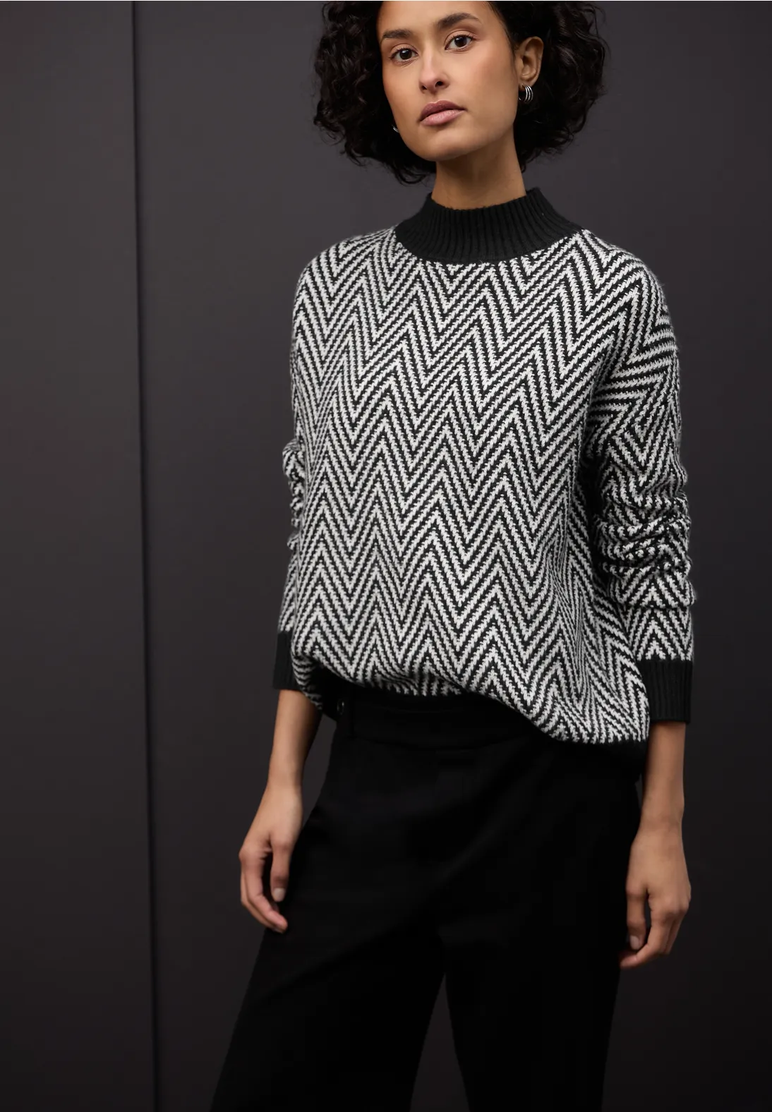 Tricot Pull Zwart/color