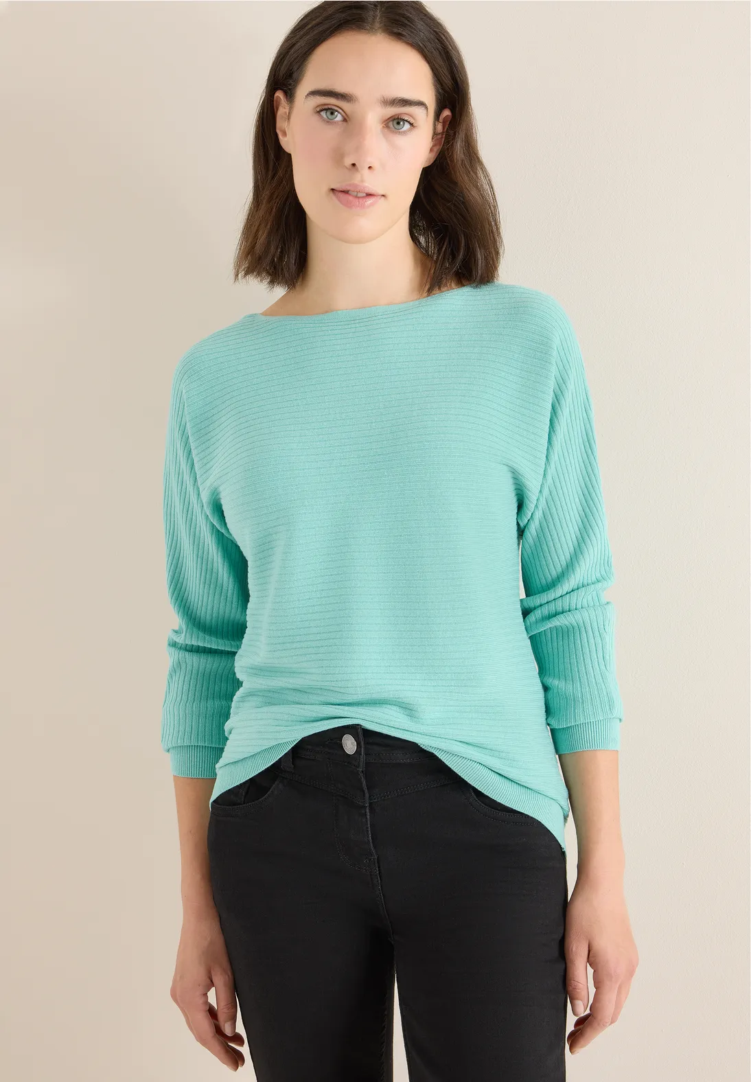 Tricot Pull Turquoise