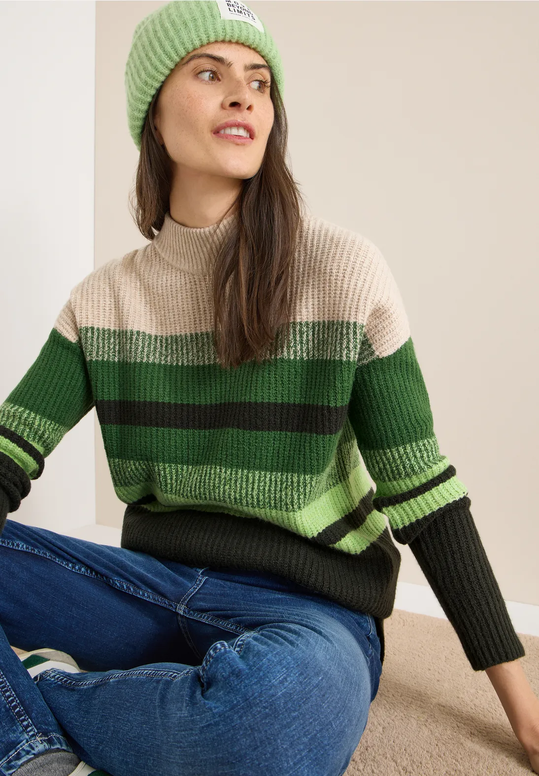 Tricot Pull D. Kaki/multi