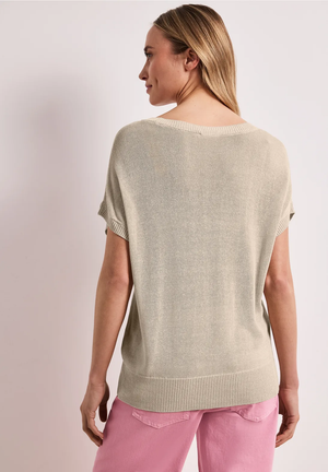 Tricot Pull L. Beige uni