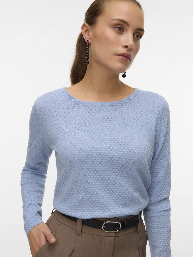 Tricot Pull L. Blauw