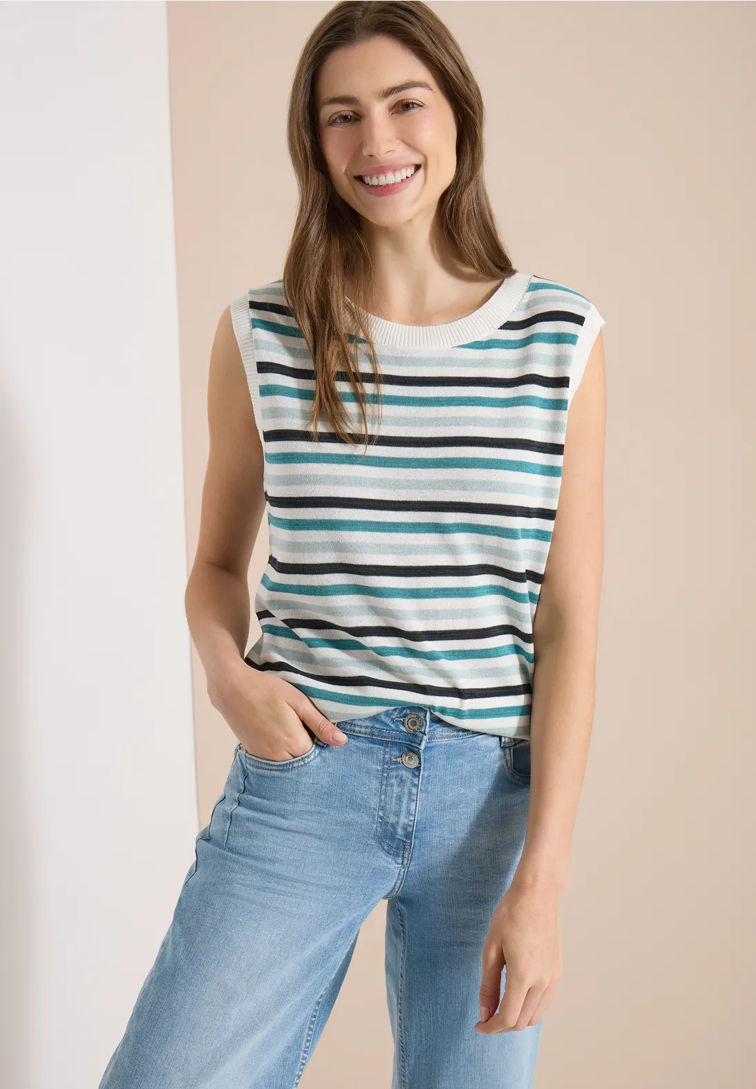 Tricot Pull Jade/multi