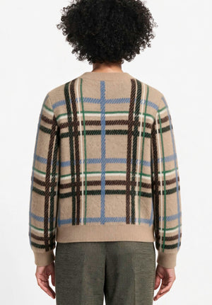Cardigan Bruin/multi