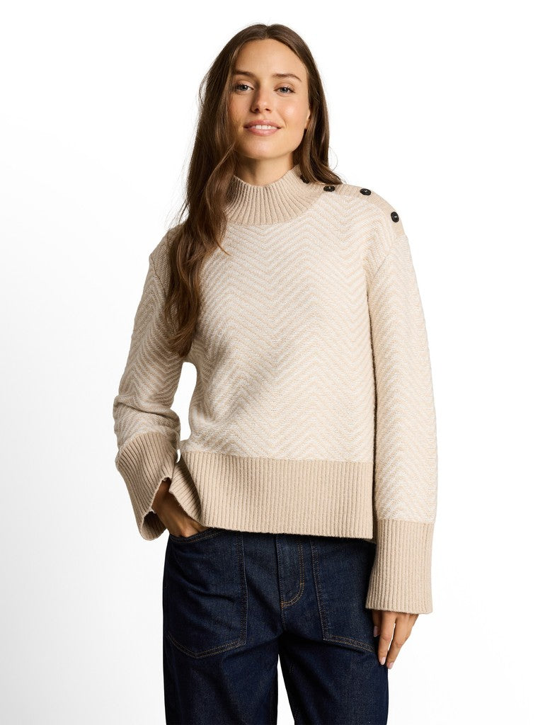 Tricot Pull L. Beige/color