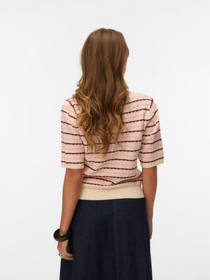 Tricot Pull Ecru/color
