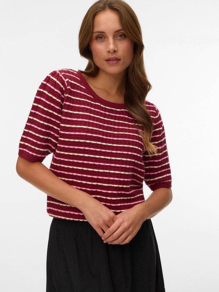 Tricot Pull D. Rood/multi