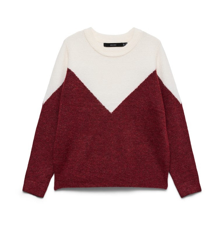 Tricot Pull Ecru/color