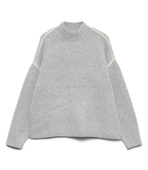 Tricot Pull L. Grijs/color