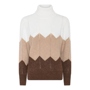 Tricot Pull LM Ecru/multi