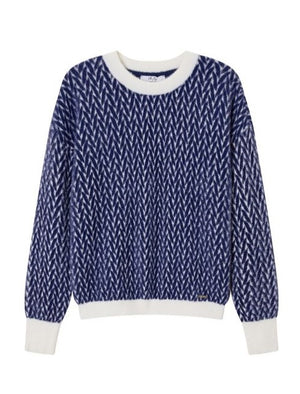 Tricot Pull LM D. Blauw/color