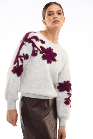 Tricot Pull LM L. Grijs/color