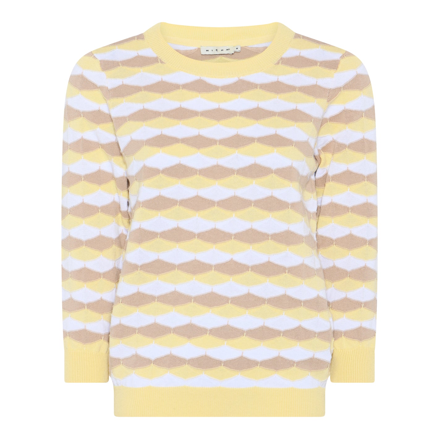 Tricot Pull LM Geel/multi