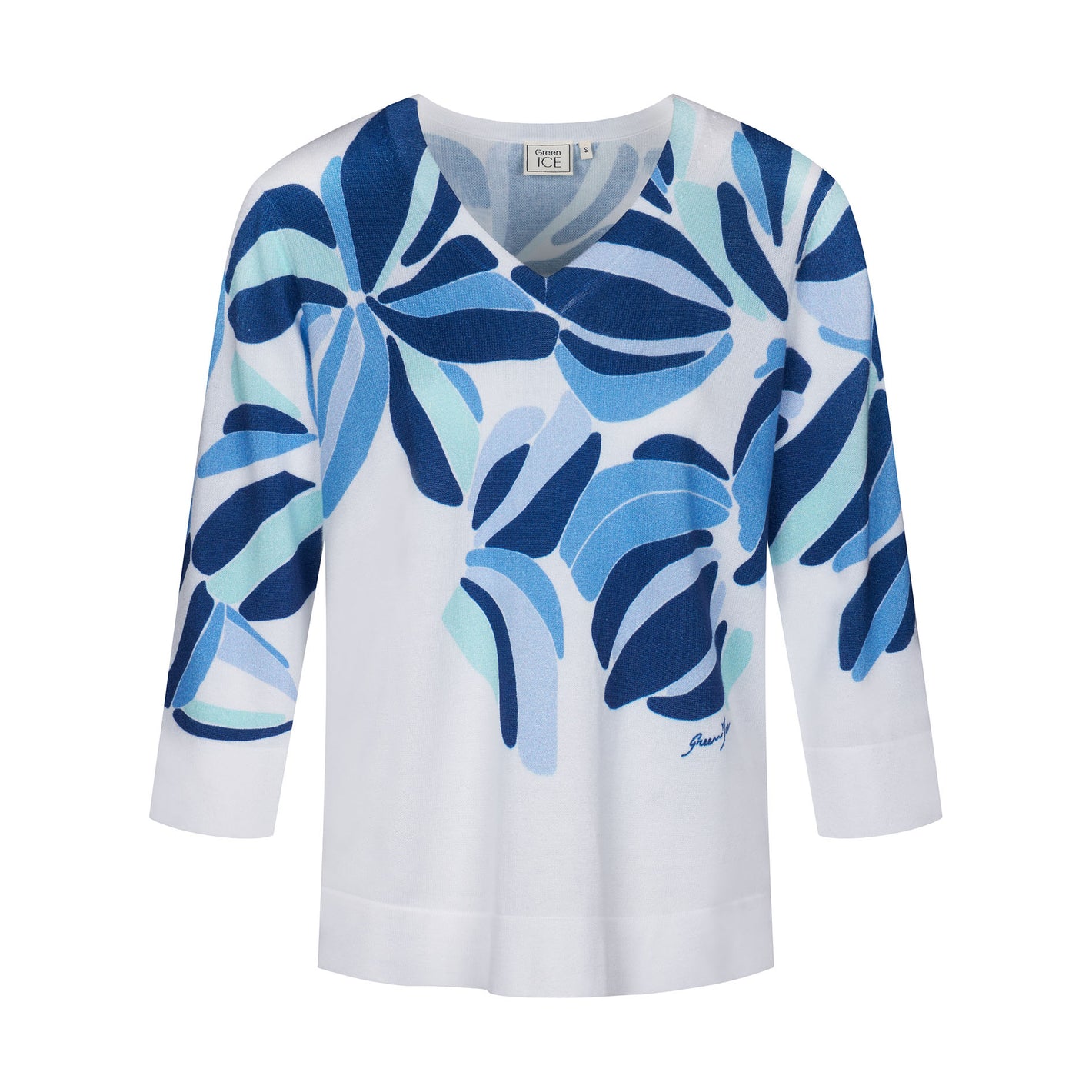 Tricot Pull LM Blauw/multi