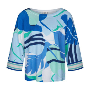 Tricot Pull LM Blauw/multi