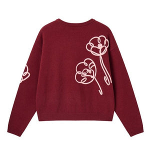 Tricot Pull LM D. Rood/color