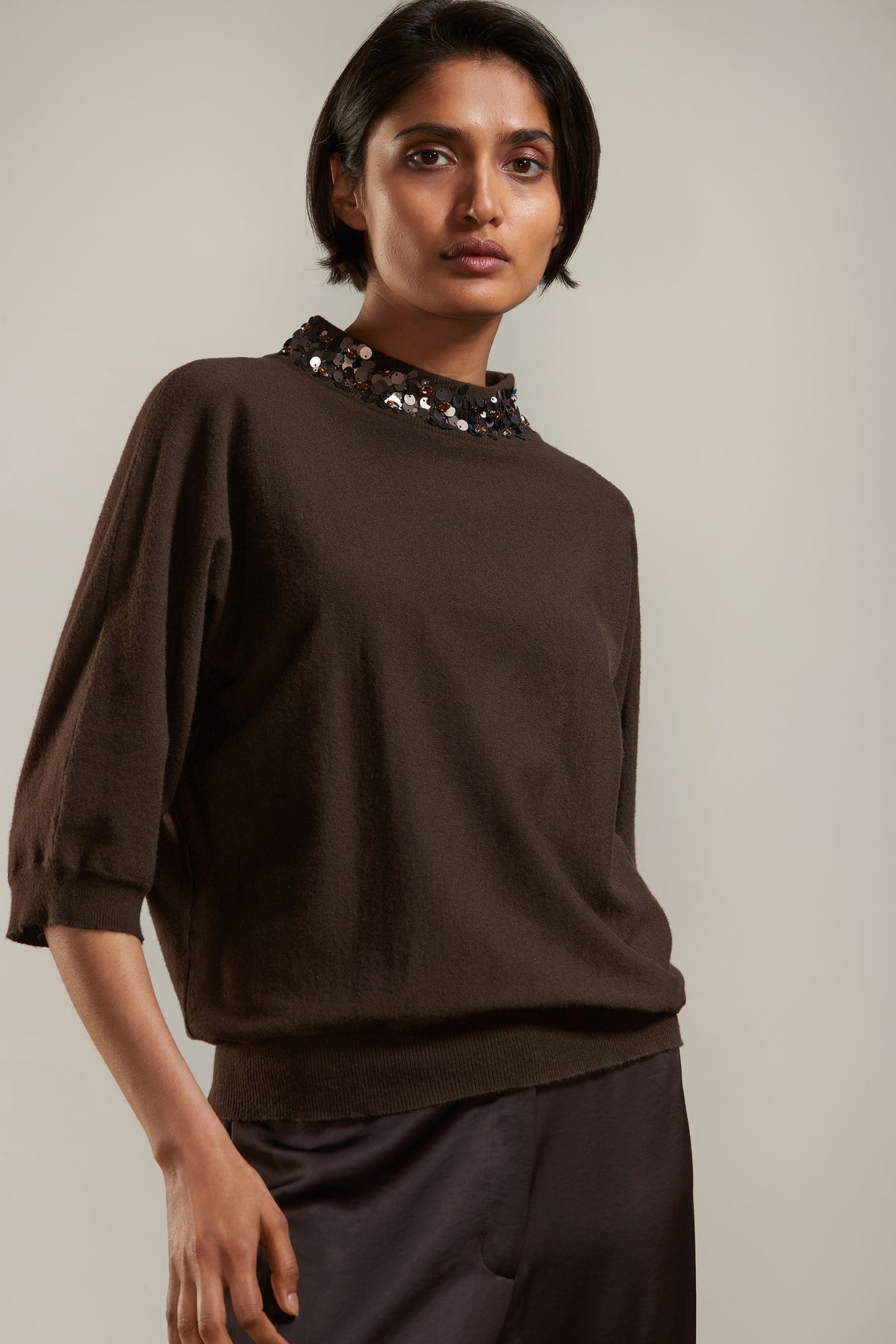 Tricot Pull LM Bruin