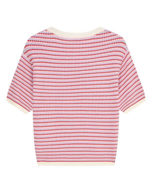 Tricot Pull KM Ecru/multi
