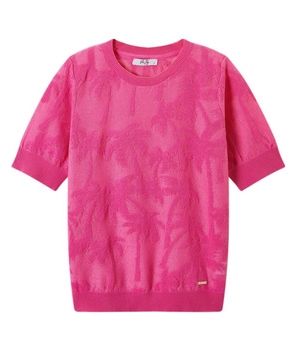 Tricot Pull KM Fuchsia