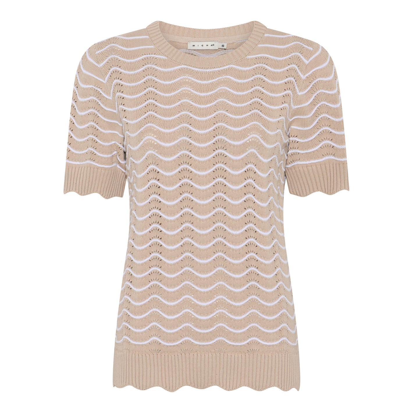 Tricot Pull KM Beige/color