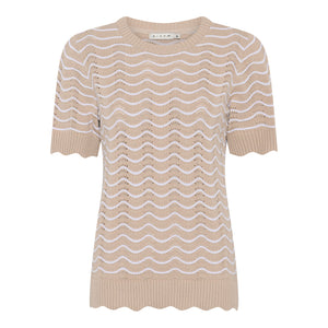 Tricot Pull KM Beige/color
