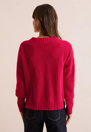 Tricot Cardigan Rood