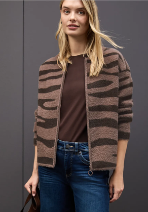 Tricot Cardigan L. Bruin/color