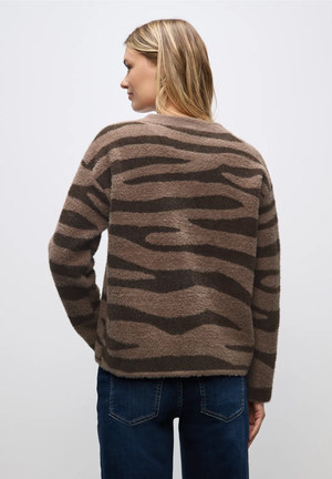 Tricot Cardigan L. Bruin/color
