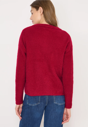 Tricot Cardigan Framboos