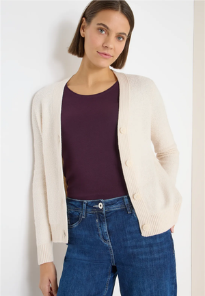 Tricot Cardigan Greige