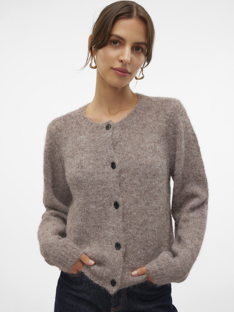 Tricot Cardigan L. Bruin/color