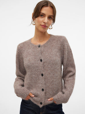 Tricot Cardigan L. Bruin/color