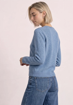 Tricot Cardigan Blauw/color