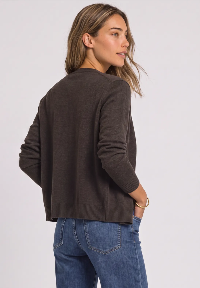 Tricot Cardigan D. Bruin/color