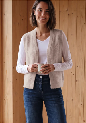 Tricot Cardigan L. Beige uni
