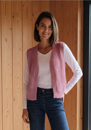 Tricot Cardigan Roze