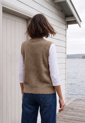 Tricot Cardigan Camel