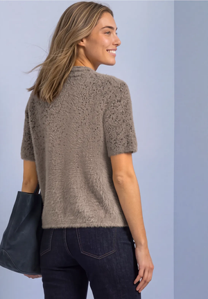 Tricot Cardigan D. Beige/color