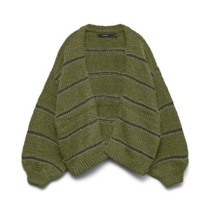 Tricot Cardigan Kaki/color