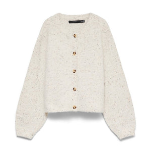 Tricot Cardigan Ecru/color