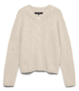 Tricot Cardigan Ecru/color