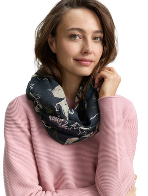 Sjaal D. Blauw/multi